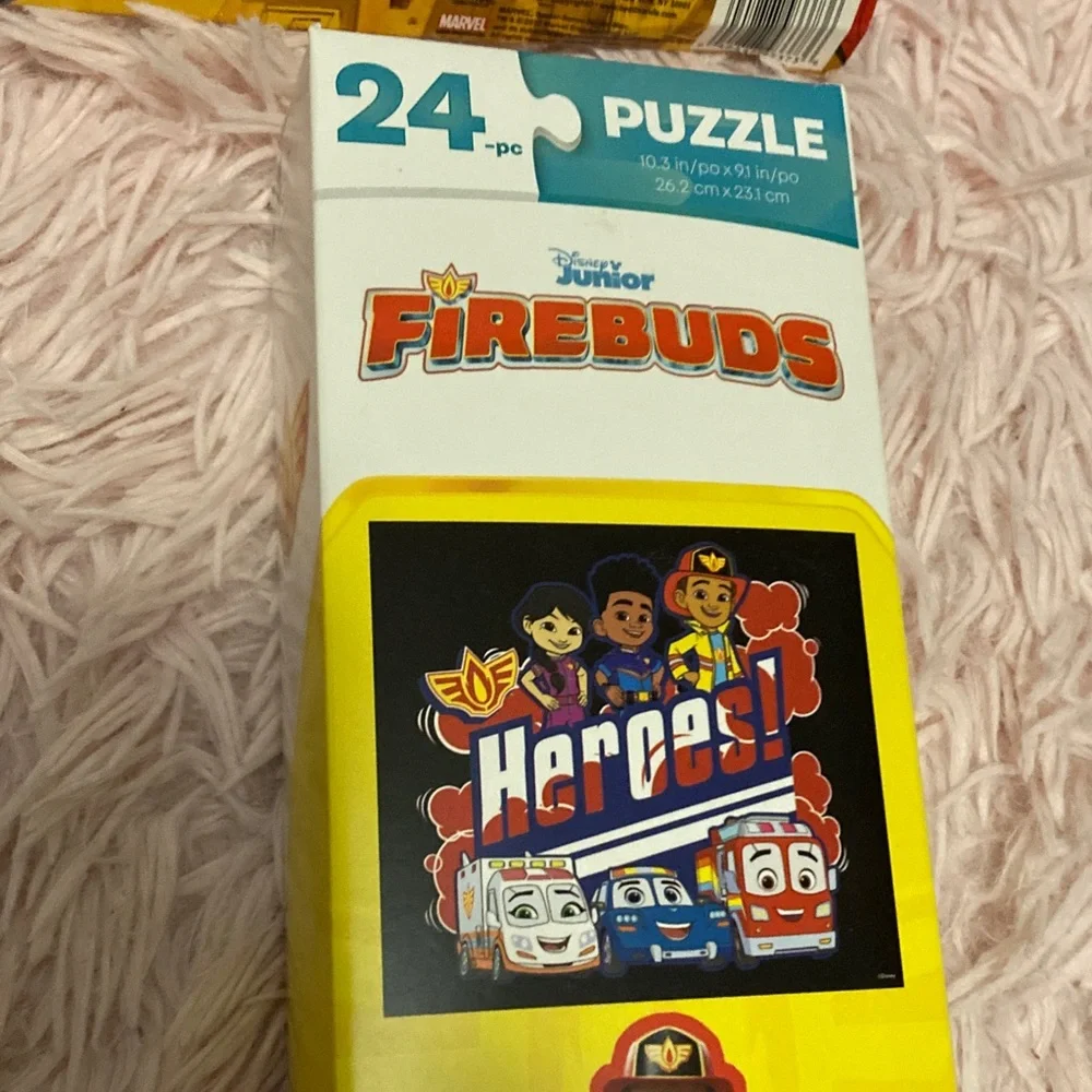 Four various children’s puzzles